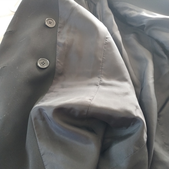 Yansi Fugel Classic Doubleo Breasted Black Blazer Jacket 10 - Picture 4 of 15